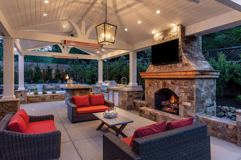 Infratech W-Series Single Element 39" 2000W Electric Patio Heater