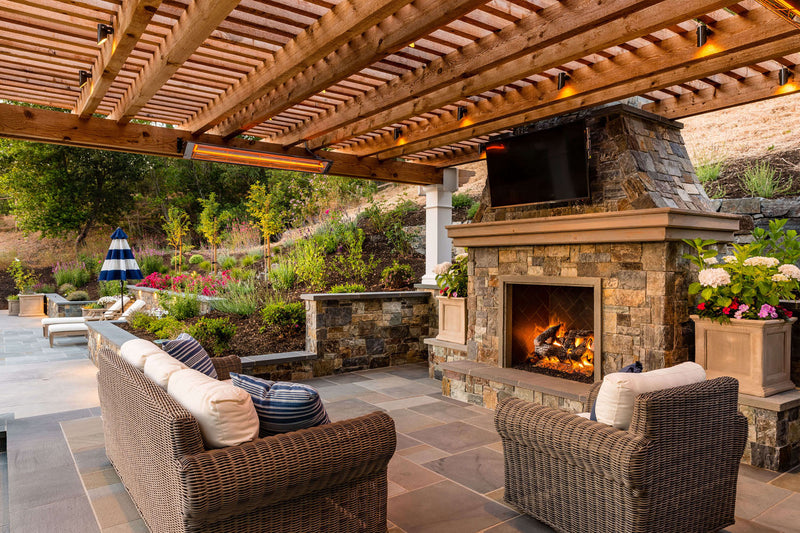 Infratech W-Series Single Element 19" 750W Electric Patio Heater