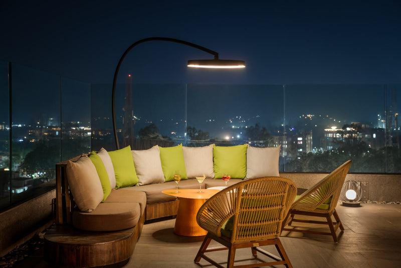 Bromic Eclipse Smart-Heat Freestanding Patio Heater – 2900W Infrared + LED, No Installation Required