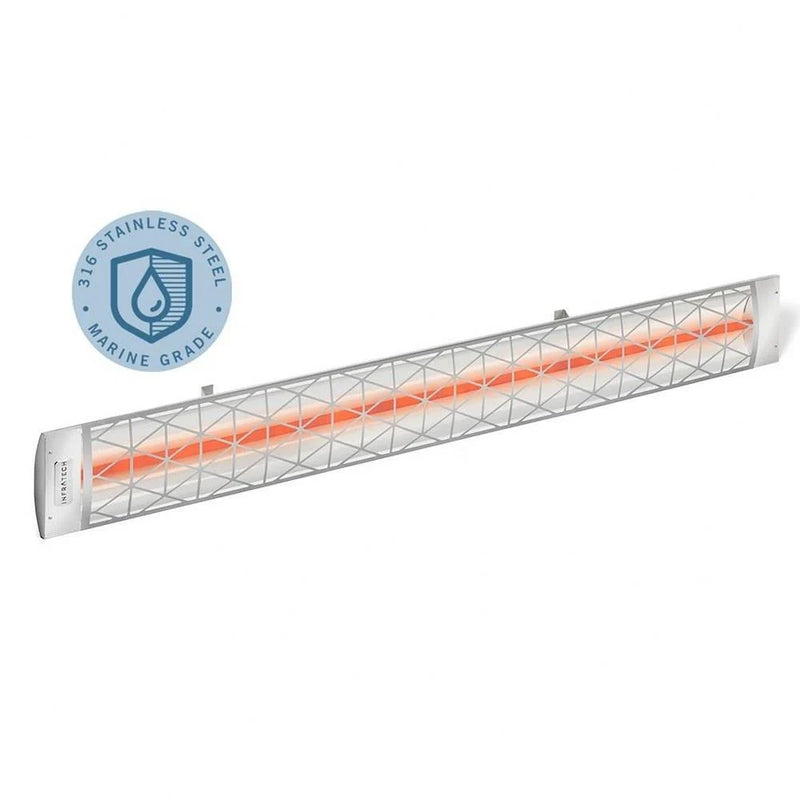 Infratech C-Series Marine Grade Motif Collection 3000W 61.25" Outdoor Electric Patio Heater – Single Element, 208V/240V/277V/480V