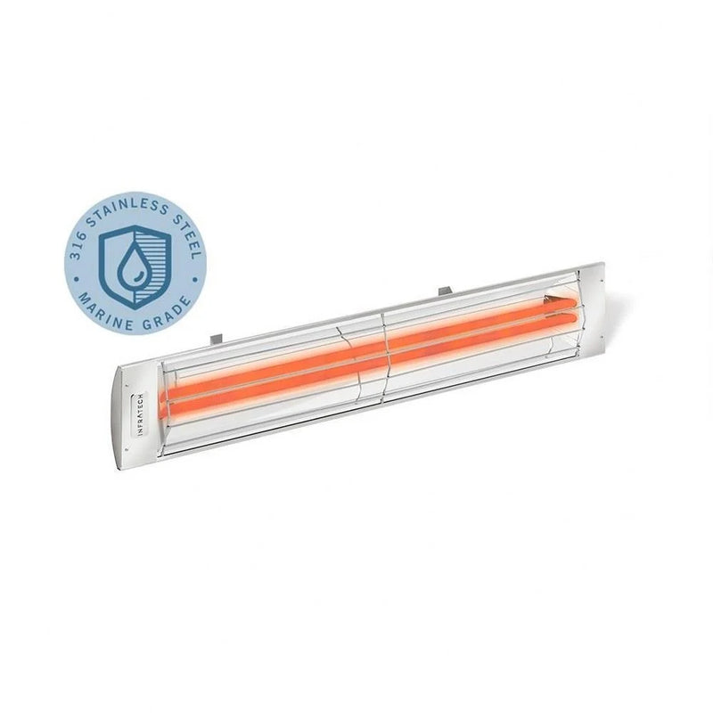 Infratech CD-Series Marine Grade 4000W 39" Outdoor Electric Patio Heater – Dual Element, 208V/240V/277V/480V