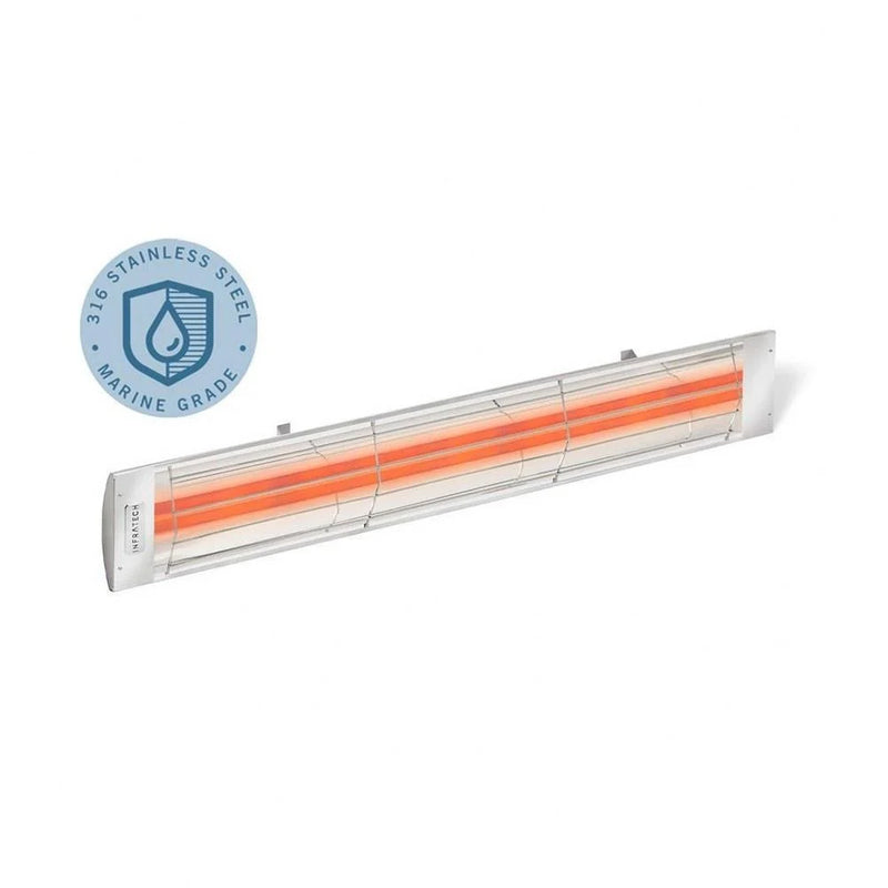 Infratech CD-Series Marine Grade 5200W 48" Outdoor Electric Patio Heater – Dual Element, 208V/240V/277V/480V