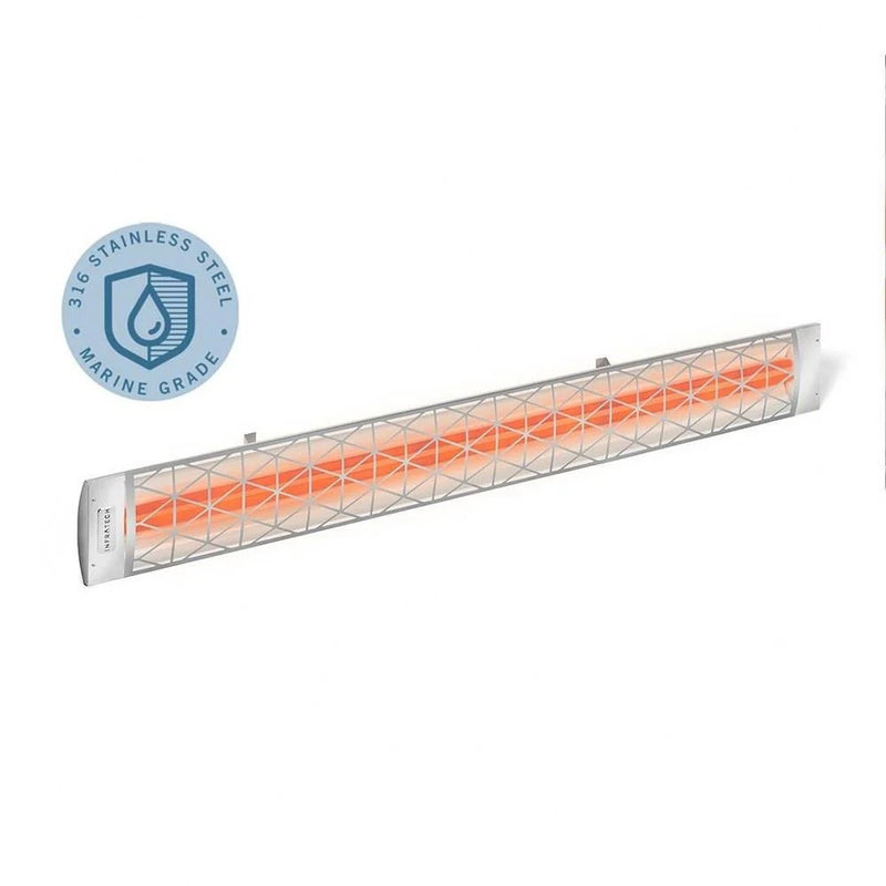 Infratech CD-Series Marine Grade Motif Collection 6000W 61.25" Outdoor Electric Patio Heater – Dual Element, 208V/240V/277V/480V