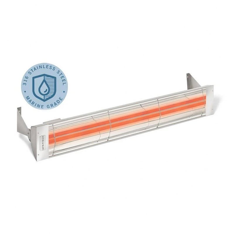 Infratech WD-Series Marine Grade 5200W 48" Outdoor Electric Patio Heater – Dual Element, 208V/240V/277V/480V