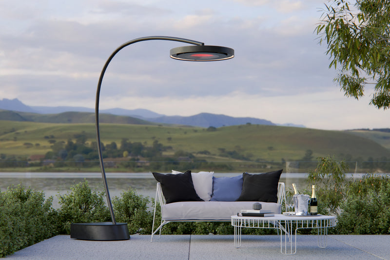 Bromic Eclipse Smart-Heat Freestanding Patio Heater – 2900W Infrared + LED, No Installation Required