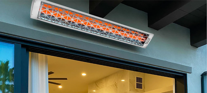 Infratech CD-Series Marine Grade Motif Collection 6000W 61.25" Outdoor Electric Patio Heater – Dual Element, 208V/240V/277V/480V