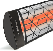 Infratech CD-Series Motif Collection 48" 5,200W Outdoor Electric Patio Heater – Dual Element, 208V/240V/277V/480V – Craftsman – Black