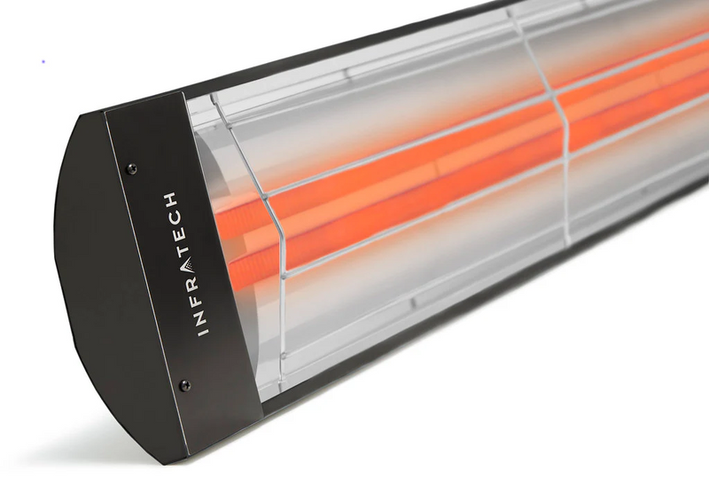 Infratech CD-Series Motif Collection 48" 5,200W Outdoor Electric Patio Heater – Dual Element, 208V/240V/277V/480V – Black