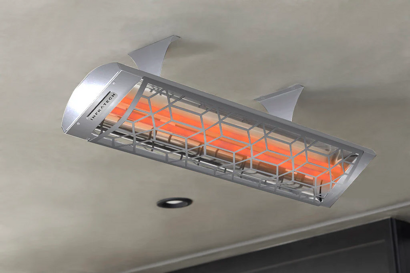Infratech C-Series Marine Grade Motif Collection 3000W 61.25" Outdoor Electric Patio Heater – Single Element, 208V/240V/277V/480V