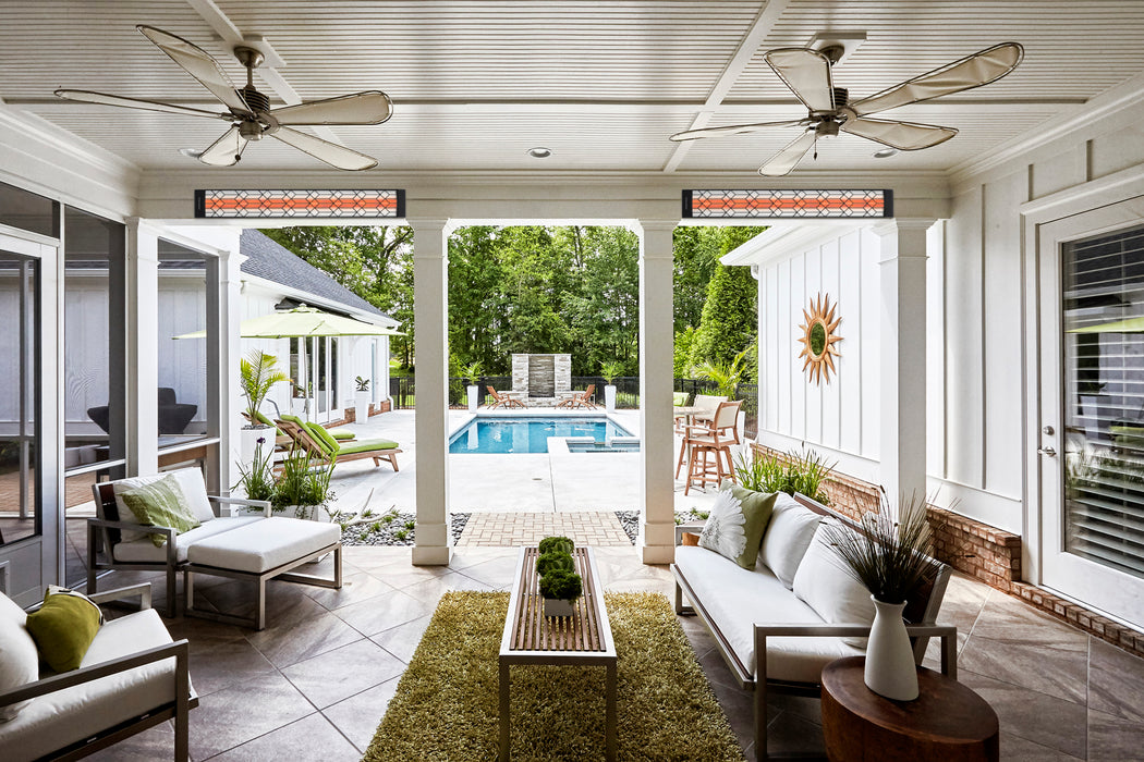 Infratech Motif Collection CD Series 61.25" Dual Element 6000W Electric Patio Heater