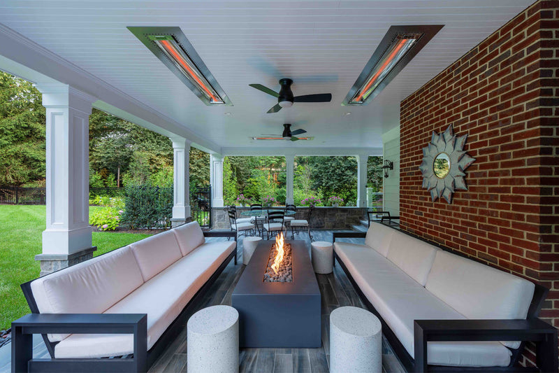 Infratech W-Series Single Element 33" 1500W Electric Patio Heater