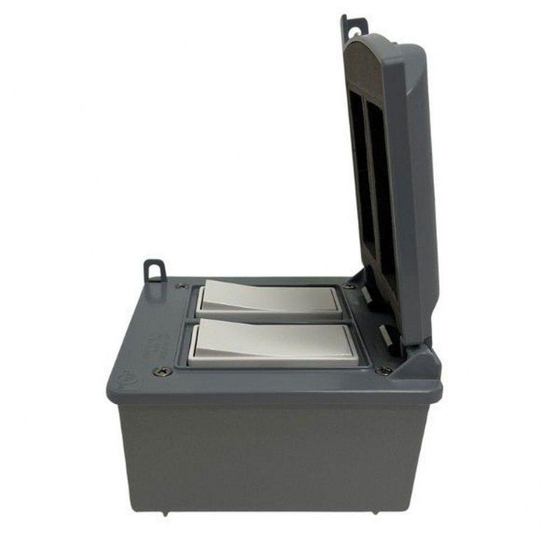 Bromic Manual Dual 20A Switch – 120-277V Outdoor Kit