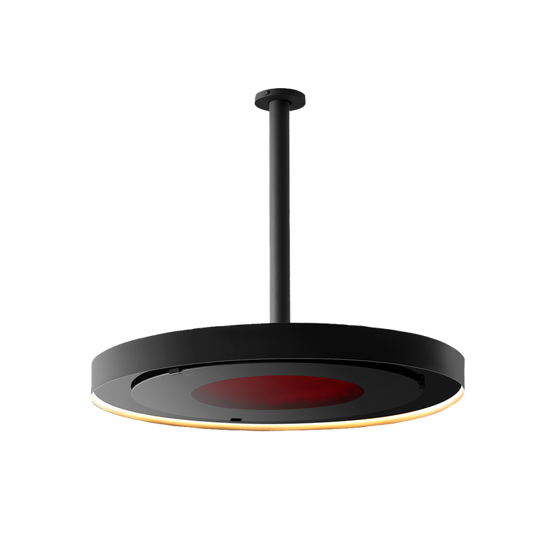 Bromic Eclipse Smart-Heat 2900W Pendant Electric Patio Heater – Infrared + LED, Ceiling Mount