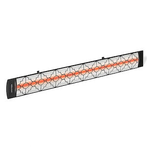Infratech C-Series Motif Collection 4000W 61.25" Outdoor Electric Patio Heater – Single Element, 208V/240V/277V/480V