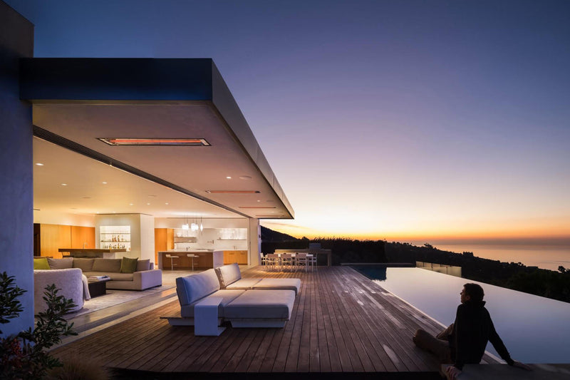 Infratech W-Series Single Element 33" 1500W Electric Patio Heater