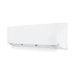 White air conditioner on a white background