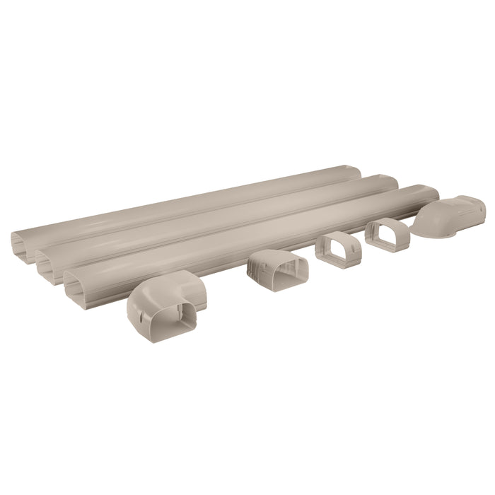 MRCOOL LineGuard Line Set Cover Kit MLG450 – 12-Foot Protective Cover System